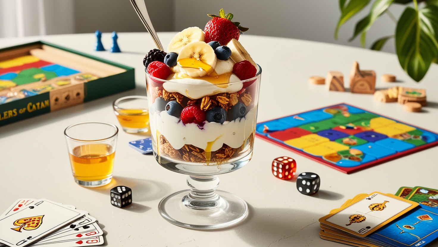 froyo frozen on game night table