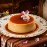 making flan luxury dessert